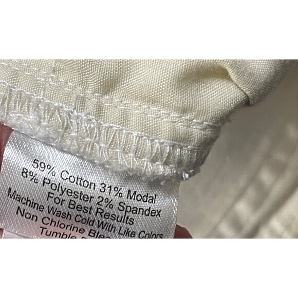 Peter Millar Karlie Stretch Sateen Pants White Women's Size 8 - Picture 5 of 6